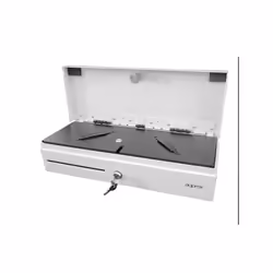 L'APPCASH02FLIPTOPWH est un tiroir-caisse compact parfait pour tous les types de magasins et de points de vente. Conçu pour u ...