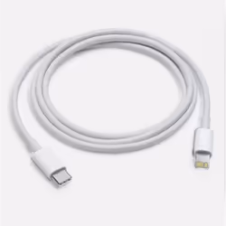 Approx APPC44, 1 m, Lightning, USB C, Mâle, Mâle, Blanc