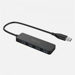 Approx APPC49 hub & concentrateur USB 3.2 Gen 2 (3.1 Gen 2) Type-A 5000 Mbit/s Noir