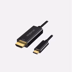 Approx APPC52, 0,12 m, USB-c, HDMI, 3840 x 2160 pixels, Noir