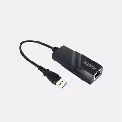 Approx APPC07GV3, Avec fil, USB, Ethernet, 1000 Mbit/s, Noir