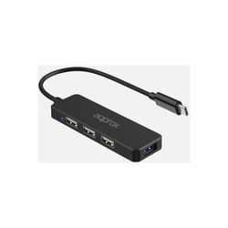 Hub 3 ports usb 2.0 + 1 port usb 3.0 type c noir Approx