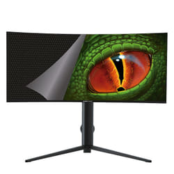 KeepOut XGM34UW LED display 34" UltraWide Quad HD Noir, Rouge