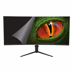 KeepOut XGM40UW5K, 101,6 cm (40"), 5120 x 2160 pixels, UltraWide 5K HD, LED, 4 ms, Noir, Rouge