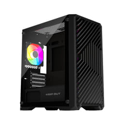 KeepOut XC-220 GLASS unité centrale Noir