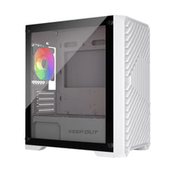 KeepOut XC-220W GLASS unité centrale Blanc