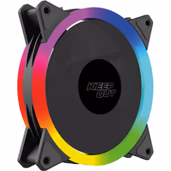 KeepOut XFC-120SR système de refroidissement d’ordinateur Boitier PC Ventilateur 12 cm Noir