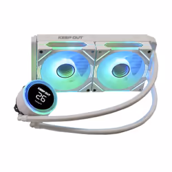 KeepOut XWC-240 PRO Processeur Kit de refroidissement du liquide 12 cm Blanc
