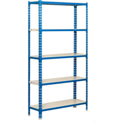 Etagère 5 niveaux Simonrack kit simonclick plus 5/400 bleu/blanc 2000x1000x400mm