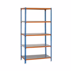 Simonrack Simonclick 5/400, 5 étagères, Métal, Métal, Bleu, Argent, 180 kg, 9 min