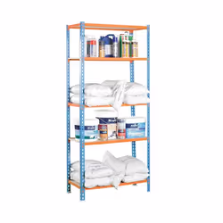 Simonrack Maderclick Plus 5/500 Bois Métal Orange, Bleu, Bois naturel