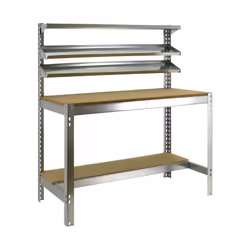 Simon Rack - Kit Etabli 1440x900x600mm Charge 400Kg - SIMONWORK BT-1 900 GALVA/BOIS Caractéristiques techniques de cet établi ...