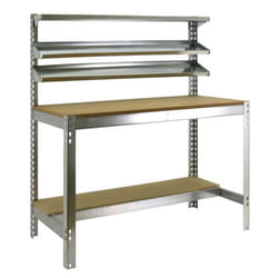 Etabli Simon Rack BT-1 1500 GALVA/BOIS - 1440x1500x750mm - Charge 600Kg