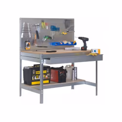 Simon Rack - Kit Etabli avec tiroir 1440x1200x600mm - BT-2 BOX 1200 GALVA/BOIS Caractéristiques techniques de cet établi Simo ...