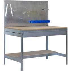 Etabli galvanisé 1445x1510x610 mm Charge 600 Kg/ plateau - simonwork BT2 box 1500 galva - Simonrack