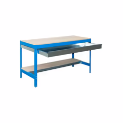 Simon Rack - Etabli 842x910x610mm Bleu charge 400Kg - BT0 BOX 900 KIT SIMONWORK BT0 BOX 900 BLEU/BOIS Dimensions : 842 x 910  ...