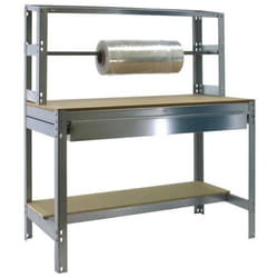 Etabli - SIMON RACK - SIMONWORK BT4 BOX 1500 GALVA - 3 étagères - Montage sans vis - Charge 600Kg