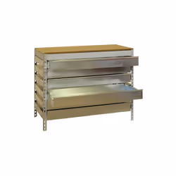Simon Rack - Etabli 6 tiroirs 842x910x610mm Zinc charge 400Kg - BT5 BOX 900 KIT SIMONWORK BT5 BOX6 900 GALVA/BOIS Dimensions ...