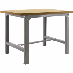 Établi avec vis et plateau en MDF 35 mm Il est de couleur GRIS / MDF Les dimensions de cet établi sont : 865x1200x750 mm Et i ...