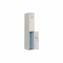 Simon Rack - Vestiaire Bi place 1800x300x500 mm (modèle de base) Ce vestiaire d'atelier est Indispensable dans toute garde-ro ...