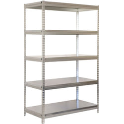Simonrack - Etagère charge lourde bricoforte 1004-5 metal galva/galva - 2000x1000x450 300Kg
