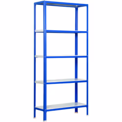 Structure solide en acier renforcé – Supporte jusqu’à 150 kg de point de flexion par étagère. Poids certifié. Grande capacité ...
