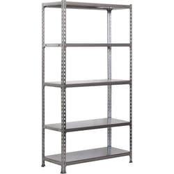 Étagère Métallique - SimonRack - 5 Niveaux - 180 kg Capacité - 2000x1000x400 mm - Gris
