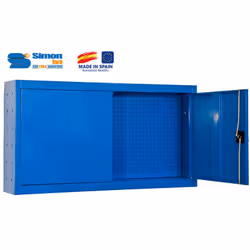 Simon Rack - Armoire de rangement murale 675x1200x275mm Bleu - CABINET TOOLS PANNEL 1200 Caractéristiques techniques de cette ...