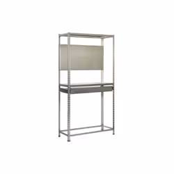 SimonRack - Etagère 3 plateaux Galvanisé charge 180Kg/plateau - KIT SIMONRACING BOX MEGAPLUS 3/400 - 3 étagères - Montage san ...