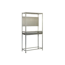Simon Rack - Etagère 3 plateaux Galvanisé charge 180Kg/plateau - KIT SIMONRACING BOX MEGAPLUS 3/400