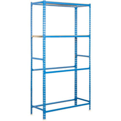 Tagère à Pneus, Rangement 10 pneus, 2000x1200x400 mm, Métal Renforcé, Garage Atelier, Bleu/Galvanisé - Simonauto - Simonrack