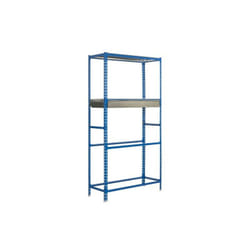 Simonrack - Simon Rack - Etagère 4 niveaux charge 180Kg/plateaux Bleu Zinc - kit simongarage box megaplus 4/400