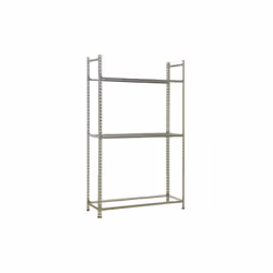Simon Rack - Etagère 3 niveaux 12 pneus Zinc charge 120Kg/niveau - KIT AUTOCLICK PNEUS 3/400 3 étagères Montage sans vis 120  ...