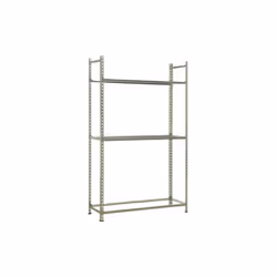 Simon Rack - Etagère 3 niveaux 12 pneus Zinc charge 120Kg/niveau - KIT AUTOCLICK PNEUS PLUS 3/400 3 étagères Montage sans vis ...