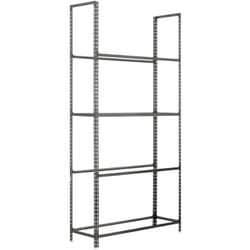 SIMONAUTO Étagère 4 étagères en métal sans vis (200x100x30cm) GRIS