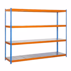 Simonrack Simonforte 2406-4 Metal, 4 étagères, Métal, Métal, Bleu, 400 kg, 9 min