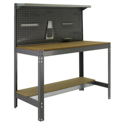 Simon Rack - Kit Etabli 1440x1200x600mm Charge 600Kg -  SIMONWORK BT3 1200 GRIS/BOIS