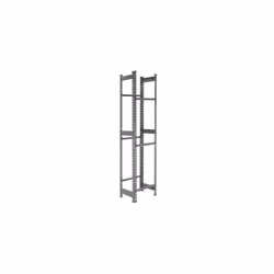 Etagère à casier 3 niveaux SIMON RACK - L. 400 x Ht. 1800 x P. 300 mm - Gris foncé - Contemporain/Design