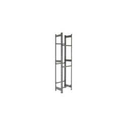 Etagère à casier 3 niveaux SIMON RACK - L. 400 x Ht. 1800 x P. 300 mm - Gris foncé - Contemporain/Design