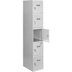 Simonlocker casiers en métal (180x30x50cm) gris locker