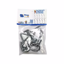 Simonrack - Lot de 10 crochets simples B pour fond perforé Lot de 10 crochets "simples" (B) pour fond perforé Métal
