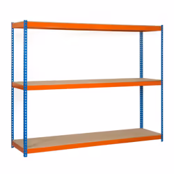 Structure solide en acier renforcé – Supporte jusqu’à 400 kg de point de flexion par étagère. Poids certifié. Large espace de ...