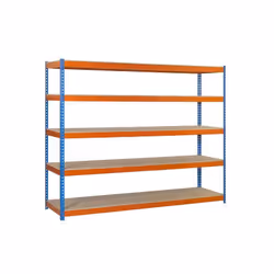 Etagère Simonrack ECOFORTE 1806-5 bleu orange 5 niveaux 2000x1800x600mm 400kg Optimisez votre espace de stockage avec l'Étagè ...
