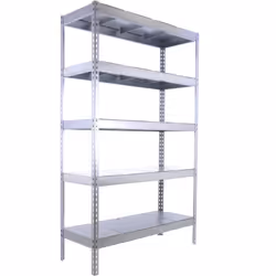 Structure solide en acier renforcé – Supporte jusqu’à 400 kg de point de flexion par étagère. Poids certifié. Large espace de ...