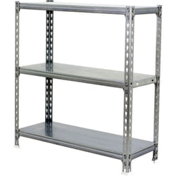 Tagère Rangement, 900x800x400 mm, 3 Niveaux, 180 kg Capacité de Charge et Point de Flexion, Métal , Étagère Garage, Galvanisé - Simonclick - Simonrack
