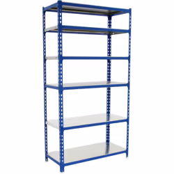 Structure solide en acier renforcé – Supporte jusqu’à 180 kg de point de flexion par étagère. Poids certifié. Large espace de ...