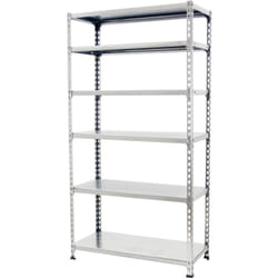 Simonrack - Etagère légère métallique sans vis simonclick 6/400 galva/galva - 2500x900x400 180Kg