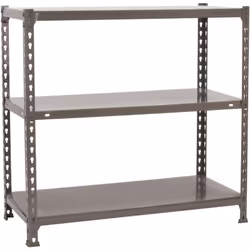 Étagère en métal sans vis, couleur GRIS Il a 3 étagères Les dimensions de cette étagère sont : 900x1100x300 mm Et il a une ca ...