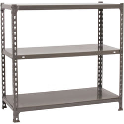 SIMONCLICK étagère en métal sans vis avec 3 étagères (90x80x40cm) GRIS
