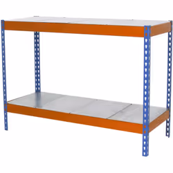Structure solide en acier renforcé – Supporte jusqu’à 400 kg de point de flexion par étagère. Poids certifié. Large espace de ...